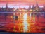 Limited-Edition-Canvas-Print-034-Sunset-in-Barcelona-034-by-Leonid-Afremov-2011 thumbnail 1
