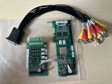 VRC7008L 8-Channel DVR PCIe Add-in Card and MaxLinear CAB-DVI-V8A8S1