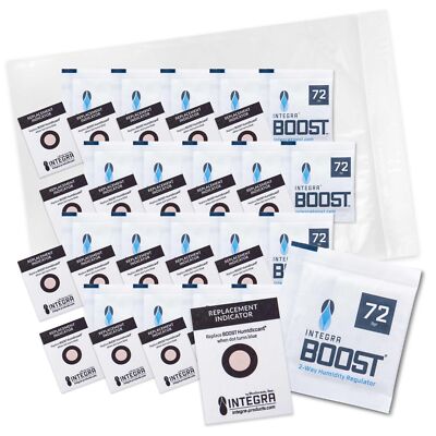 RH 2-Way Humidity Control, 72 Percent, 8 Gram (Pack of 20) Pack of 20