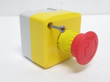 229855 New-No Box; Schneider XALK178GH7 Pushbutton Switch 120V; 40mm Head; Red