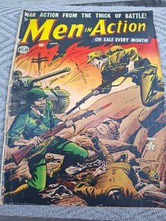 Men In Action Comic. #3 1952