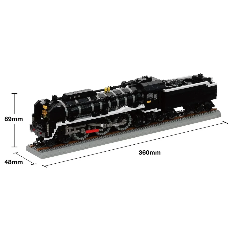 Japan NEW Kawada Nanoblock Steam Locomotive Deluxe Edition NB-062 7×42×21cm - Image 4 of 4