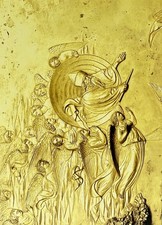 Tarjeta de anuncio Lorenzo Ghiberti invitación de prensa 2007 Museo Metropolitano