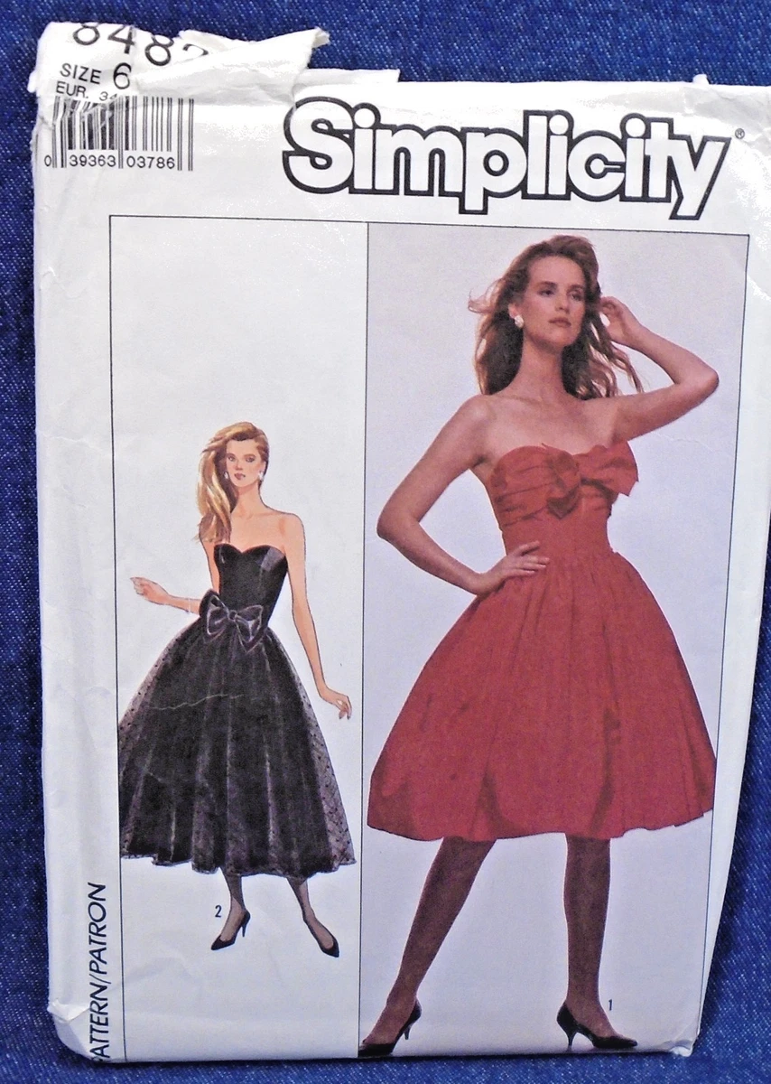 Simplicity Dress Evening Collectible Women's Sewing Patterns for sale | eBay
