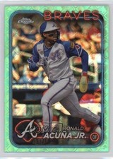 2024 Chrome Logofractor Edition Aqua Refractor 131/199 Ronald Acuna Jr Acuña v9t