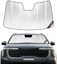 Windshield Sun Shade for Kia Carnival 2021-2026. Reflective Aluminum Film