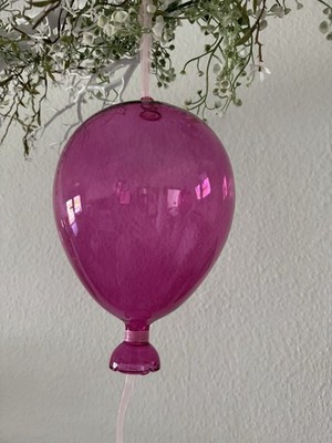 Clayre & Eef Dekoration hängender Glas Luftballon Ø 15x 20 cm Neu