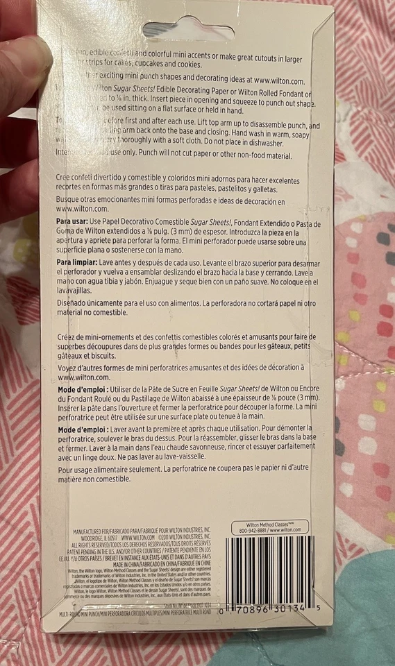 Wilton Mini Punch Round- New- Multi Round - Image 2 of 2