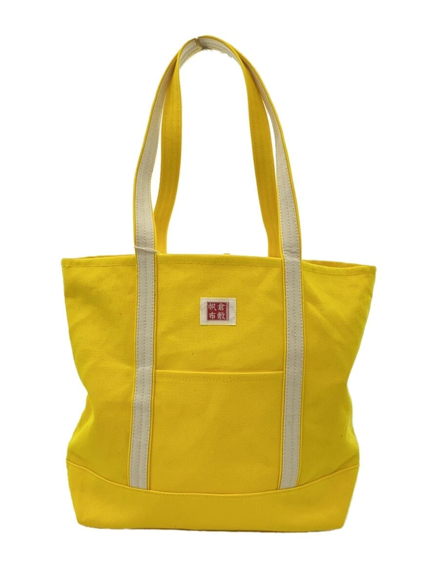 Kurashiki Yellow Canvas Tote Bag Durable Casual Carryall