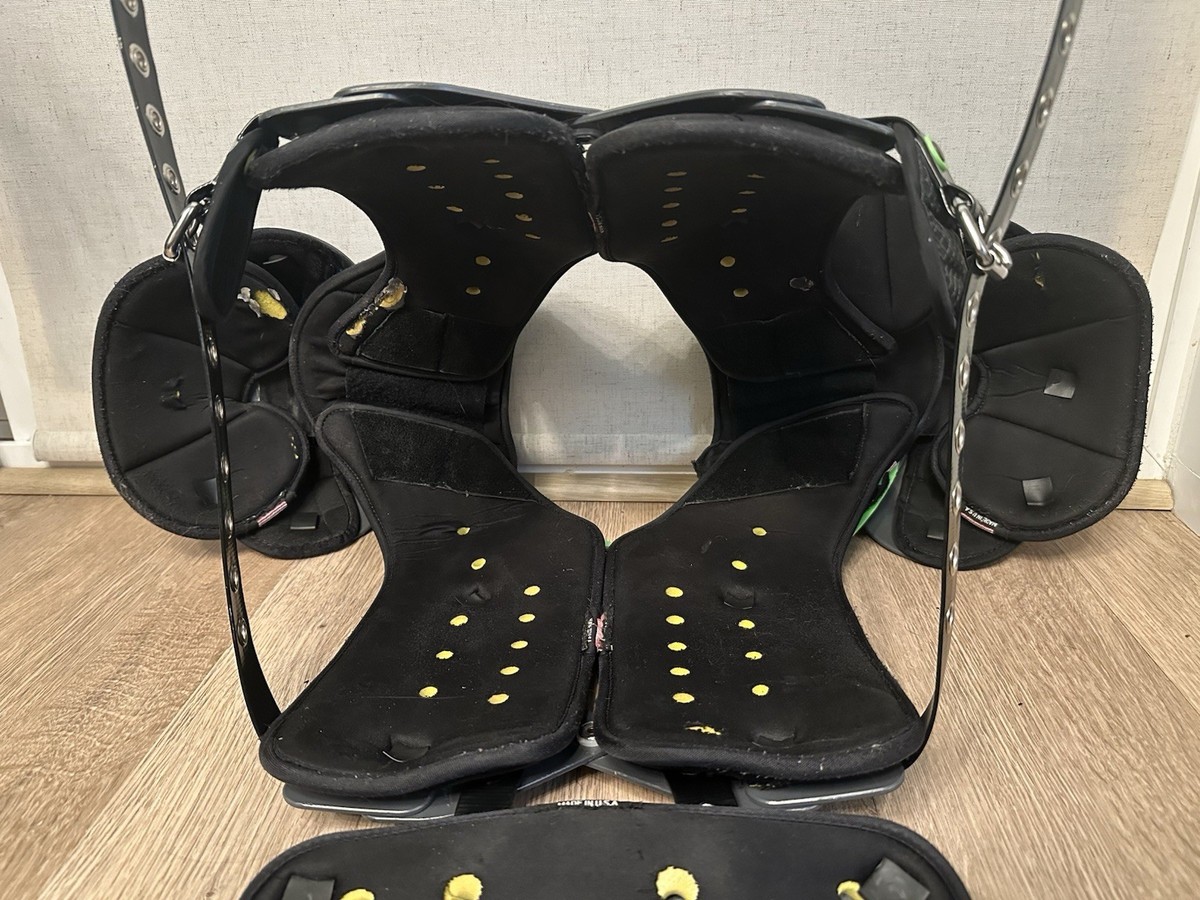 XTech Football Shoulder Pads & Back Plate, XL, Used | eBay