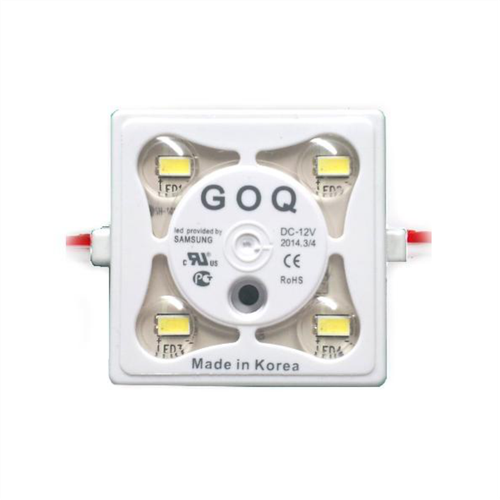 Samsung LED Modul 12V 4x5630 SMD 150° IP68 | 2,16 Watt 11000 K Tageslichtweiß - Afbeelding 1 van 3