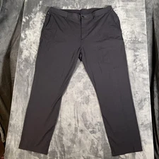 Public Rec Chino Pants Mens 38x30 Black Performance Stretch Nylon Spandex Tech