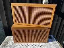 pair Vintage Telefunken 1967  speakers german  AlNiCo magnet WB61H wood