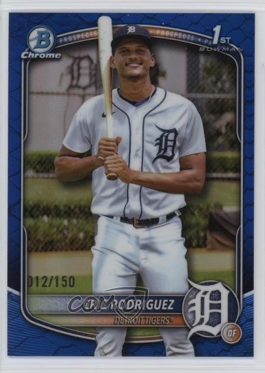 2025 Bowman Chrome Prospects Blue Refractor 12/150 Cris Rodriguez #BCP-250 07i7