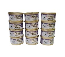 Lot of 12 Purina Fancy Feast Beef Feast In Gravy Grilled 3 oz Each Exp Apl 2027