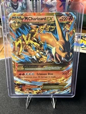 Pokémon 2014 M Charizard EX Secret Ultra Rare Holo Card XY Flashfire 107/106