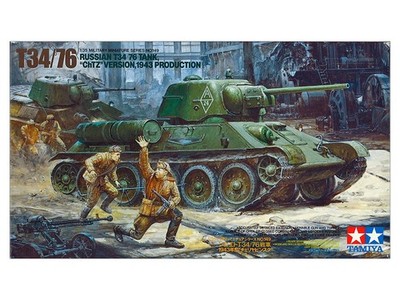 Tamiya 1/35 Russian T34/76 Tank ''ChTZ'' Version, 1943 Production