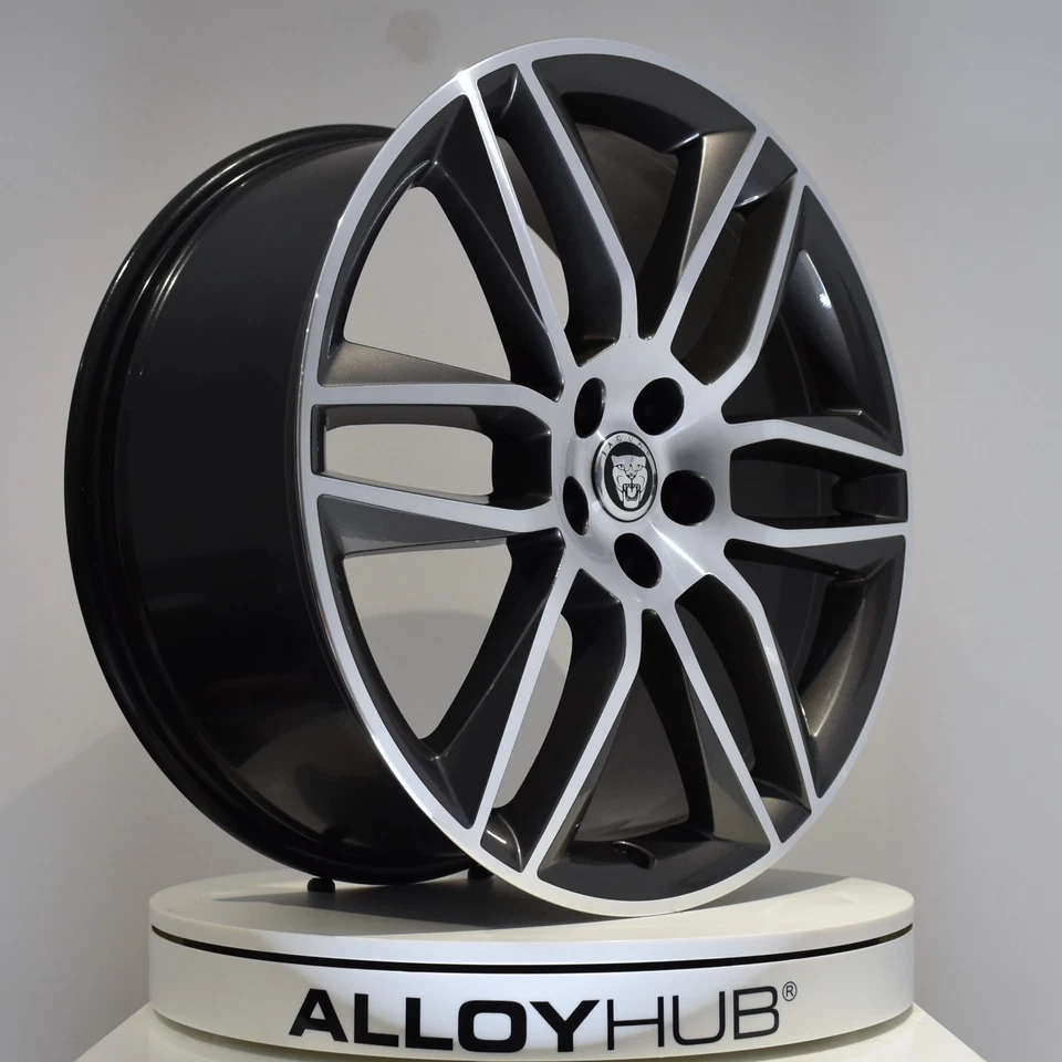 ORIGINAL JAGUAR F-TYPE GYRODYNE 20" ZOLL GRAU / CUT ALUFELGE VORNE X1 - Bild 2 von 3