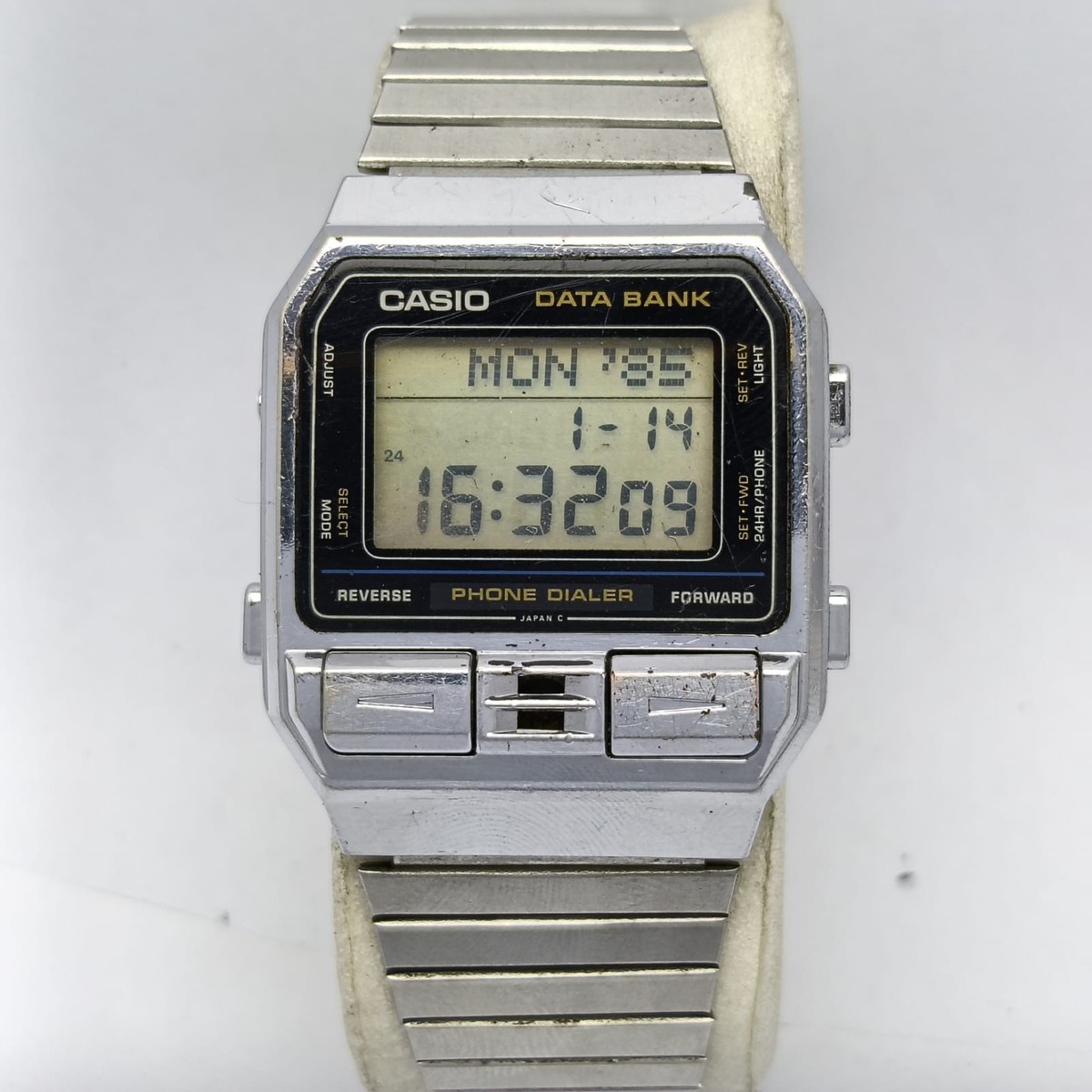 Casio DBA-800 Data Bank Phone Dialer 555 Quartz Vintage Watch | eBay