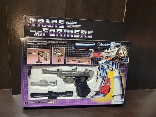 Megatron Complete W/BOX & INSERT G1 Transformers 1984 Vintage Figure Collectible
