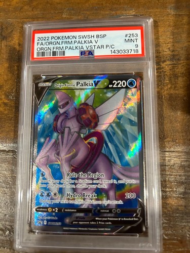 Origin Forme Palkia V graded PSA 9 for sale on eBay