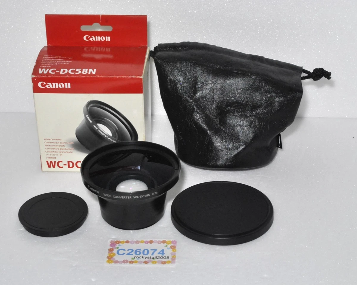 Canon Auxiliary/Conversion Camera Lenses 58 mm To Fit Lens Front