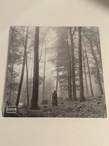 Taylor Swift Folklore “In the Trees” 2LP Rare Brown Marbled Vinyl France 2020 EX