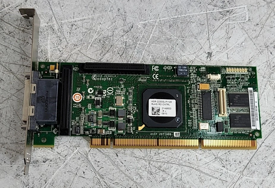 Adaptec ASR-2230SLP 2120200-R Raid Controller Card ULTRA320 SCSI PCI-X - Image 2 of 3