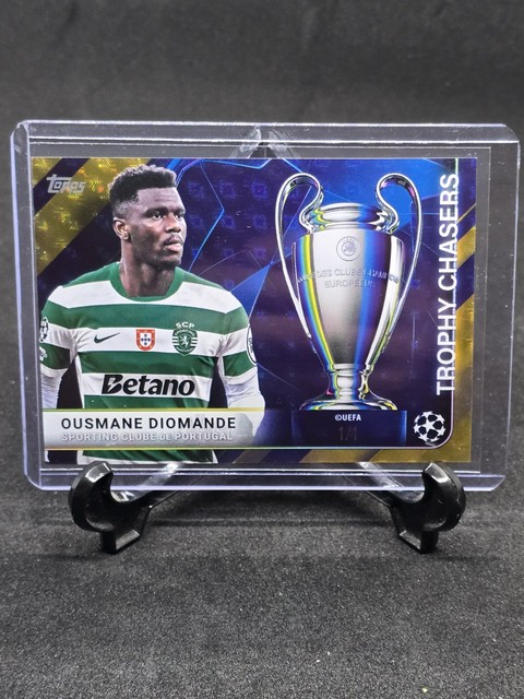 Ousmane Diomande Trophy Chaser 1/1 Topps UCC 2025 Sporting CP