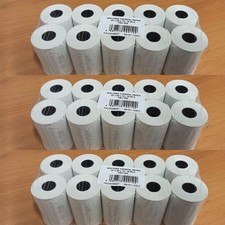 Lot de 30 Papier Rouleaux Carte bleue TPE CB Thermique Thermal  57x40x12 mm