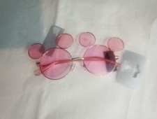 BNWT Disney Parks Mickey Mouse Shape Adult Size Sunglasses - Rose Pink Lenses