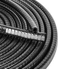33Ft 10M Long Car Door Edge Guards, U Shape Edge Trim Rubber Seal 33FT Black