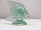 Fenton Green  Iridescent Glass Sunfish Goldfish Figurine Fish - Mint