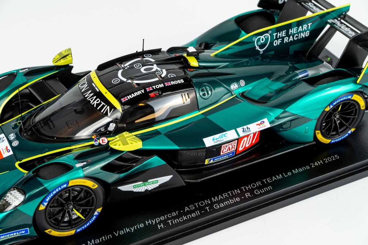 ミニカー Aston Martin Valkyrie Hypercar 2025 Spark - 1:18 Aston Martin Valkyrie No.007 Thor 2025 24h Le Mans