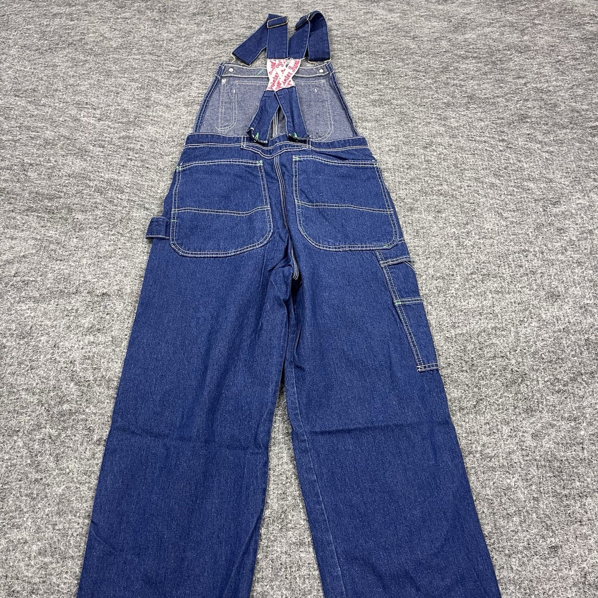 Vintage Pointer Brand Overalls Mens 30x32 Blue Denim Carpenter