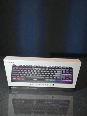  Alienware AW420K Mechanical Gaming Keyboard - Dark US English Factory Sealed 