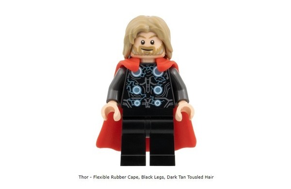 Lego Super Heroes Thor Minifigur Sh1069 - Avengers Endgame (76322)-image