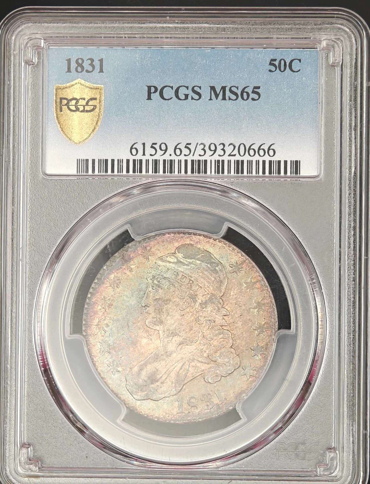 1831 Capped Bust Half Dollar MS-65 PCGS