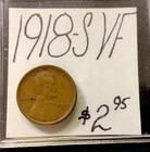 1918 S Lincoln Wheat Cent VF! ENN Coins