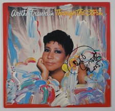 Aretha Franklin JSA Signed Autograph Record Album Vinyl Through The Storm