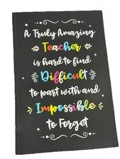 Teacher's Gift Journal: Amazing Teacher Notebook, Thank You Gift, Appreciation