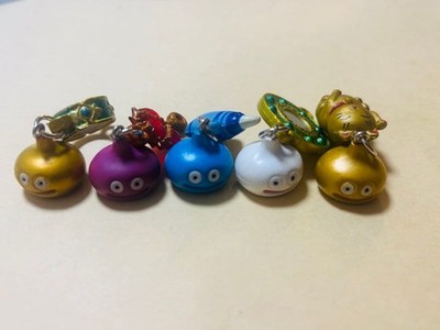 Heisei Retro Dragon Quest Super Lucky Accessory Keychain Set of 5