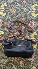 Image of Accessorize Navy Soft Webbing Cross-Body Bag 25x15x10cm