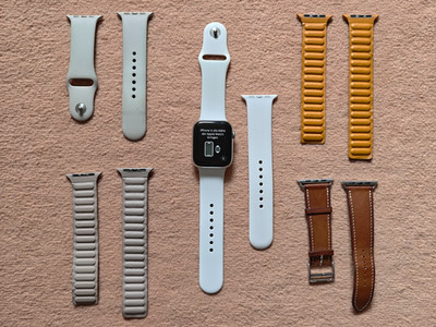 Apple Watch Series 5   44mm Edelstahl Silber   LTE / Cellular