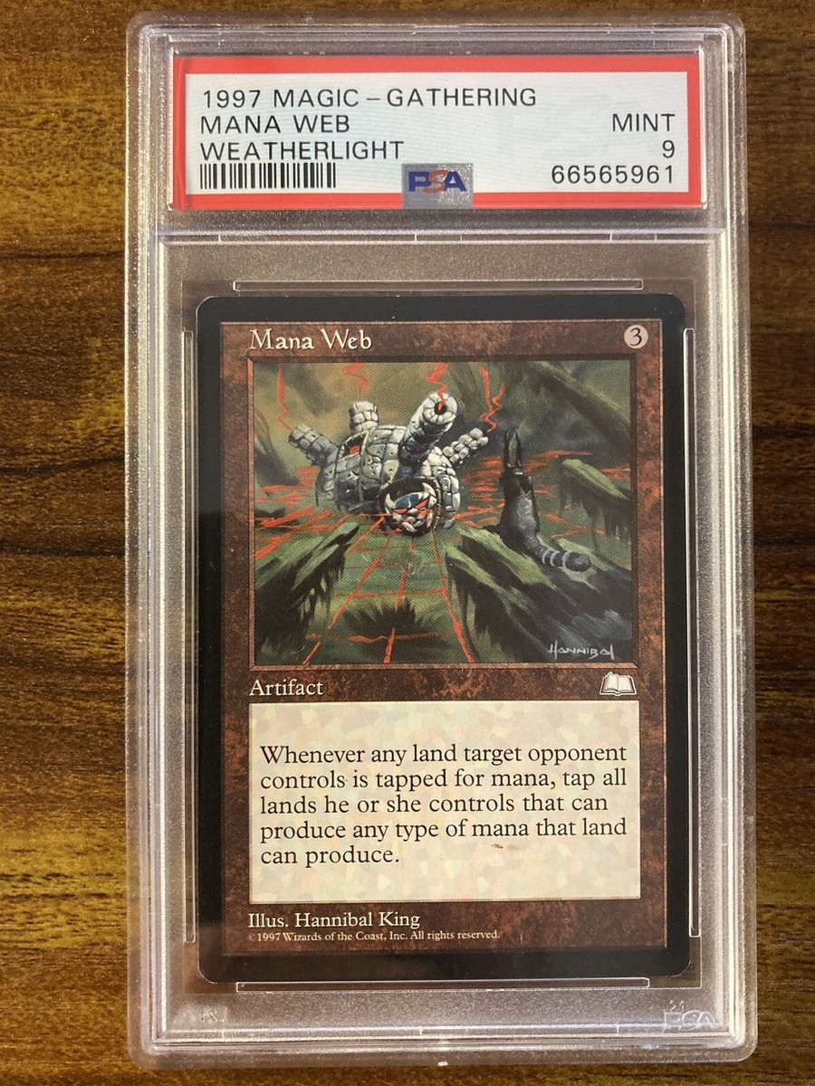 MTG ✨MANA WEB ✨Weatherlight PSA 9 MINT RARE Artifact 1997 MTG ✨MANA WEB ✨Weatherlight PSA 9 MINT RARE Artifact 1997