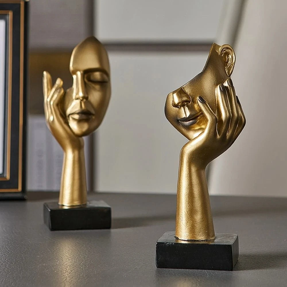 Room Handicraft Resin Crafts Abstract Statue Desktop Ornaments Figure Sculpture