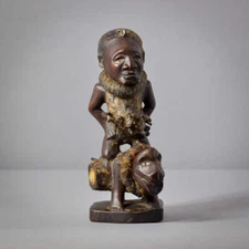 Bakongo Villi Miniature Fetish Figure 10 Inch Congo