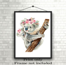 Koala A3, A4 or A5 Wall Art Poster Photo Print Picture Gift *Frame NOT included*