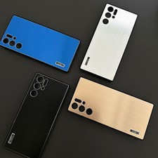 Para ZTE nubia Red Magic 9S Pro+ Híbrido Metal Trasero Cepillado Suave Parachoques Estuche Cubierta