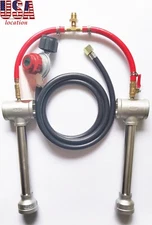 LSMIITTH  Gas Forge Dual Burner Propane  Blacksmith Knife Making Raku Kiln